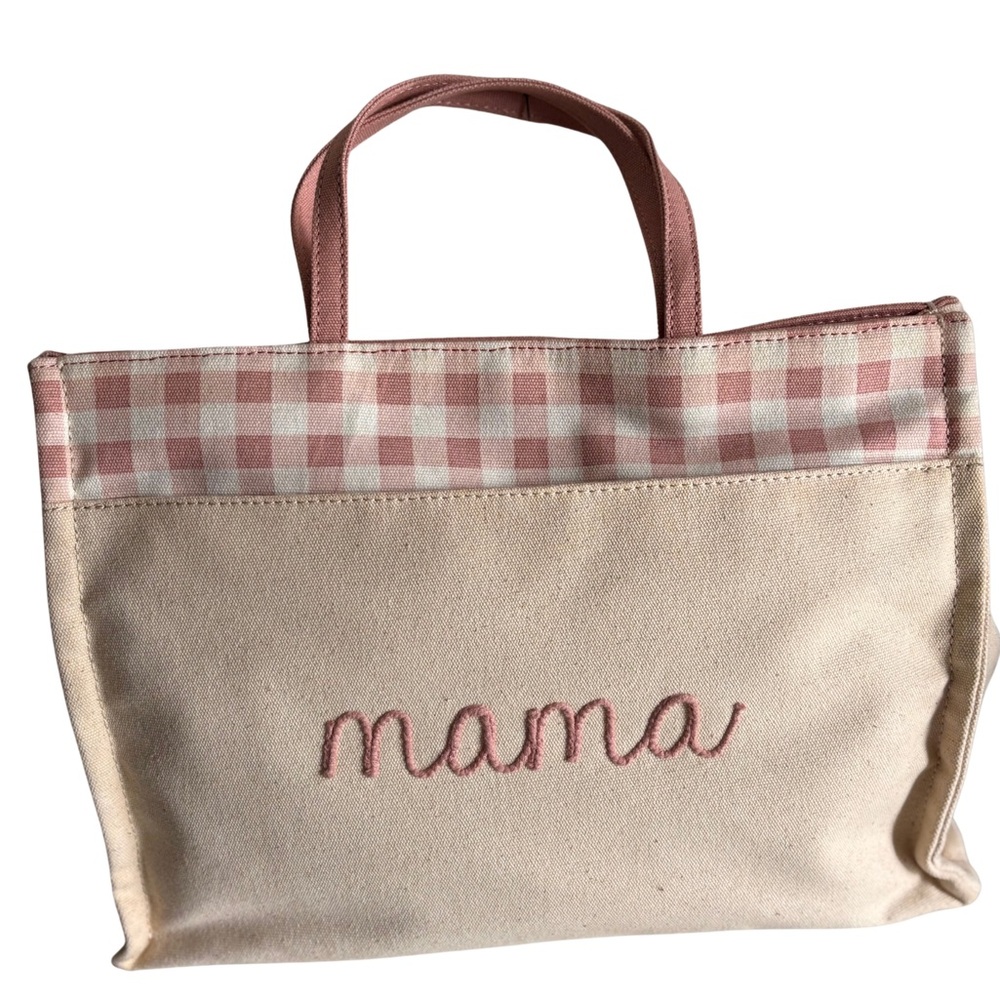 🩷LAUREN CONRAD- Embroidered 'Mama' Tote Bag NWT